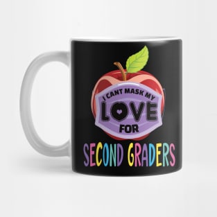 I cant mask my love for 2nd graders..back to school teacher's gift Mug